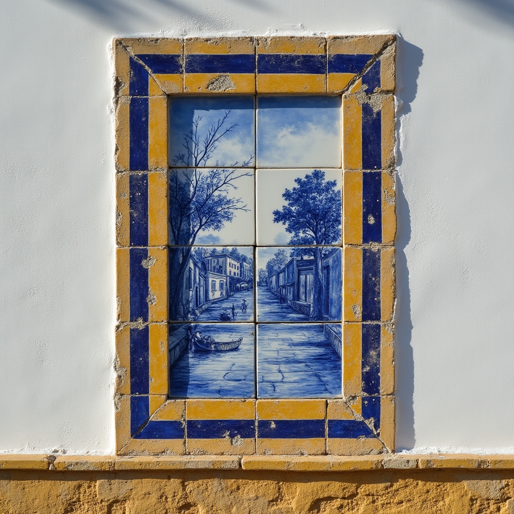 Arquitectura levantina con cerámica y azulejos tradicionales valencianos
